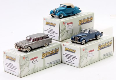 Lot 1745 - Brooklin Collection 1/43rd scale white metal...