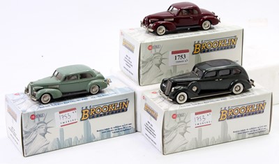 Lot 1753 - Brooklin Models 1/43rd scale white metal boxed...