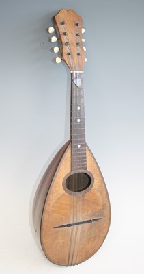 Lot 1204 - An early 20th century Italian mandolin, having...