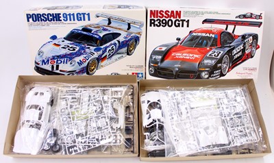 Lot 1256 - 2 Tamiya 1/24th scale Sports Car Series models...