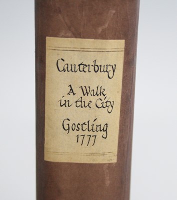 Lot 2002 - Gostling, William: A Walk In And About The...