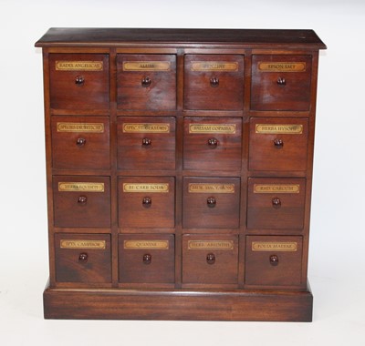 Lot 2683 - A Victorian style mahogany and fruitwood...