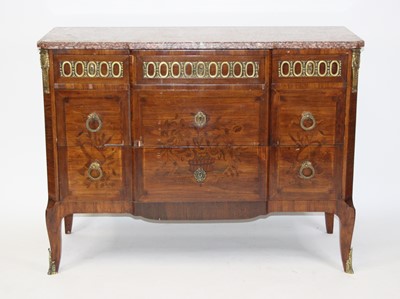 Lot 2682 - A French Napoleon III walnut and rouge griotte...