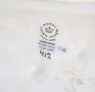 Lot 74 - A Royal Copenhagen glazed porcelain model of...