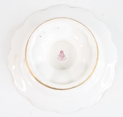 Lot 2099 - A Royal Worcester porcelain low comport,...