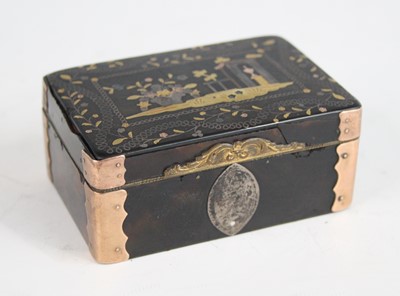 Lot 2322 - A 19th century tortoiseshell and two-colour...