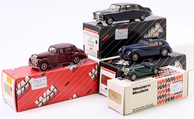 Lot 1769 - Western Models 1/43rd scale white metal group,...