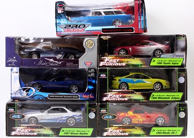 Lot 862 - Collection of 7 various 1/18th scale modern...