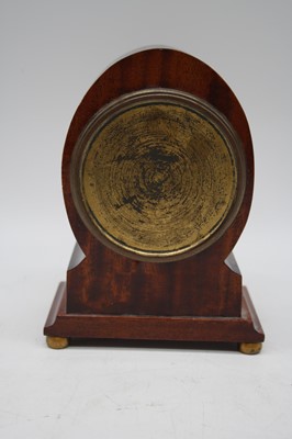 Lot 3 - A 20th century mahogany cased mantel clock,...