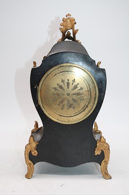 Lot 13 - A 19th century French brass inlaid faux...