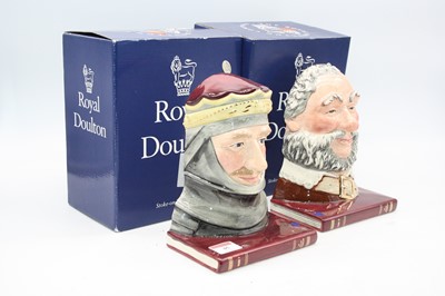 Lot 45 - A pair of Royal Doulton book-ends modelled as...