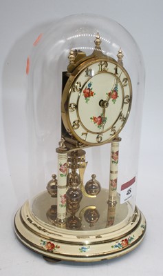 Lot 48 - A 20th century floral decorated anniversary...