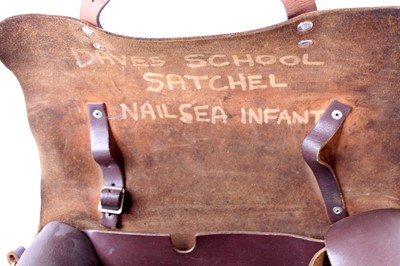 Lot 14 - An original National Railway Leather Satchel,...