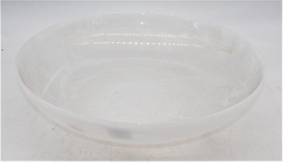 Lot 58 - A 20th century art glass bowl, dia. 40cm