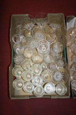Lot 97 - Two boxes of glassware
