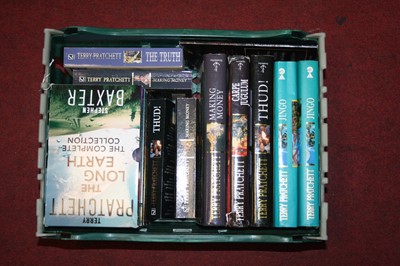 Lot 102 - A box of Terry Pratchett volumes