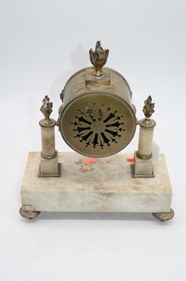 Lot 139 - A 19th century French eight-day mantel clock,...