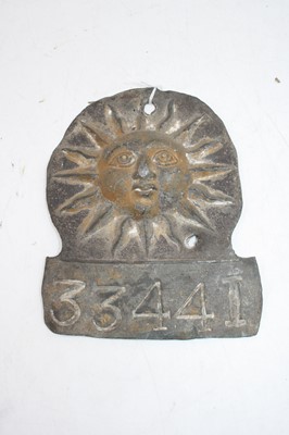 Lot 143 - A collection of three 19th century lead Sun...