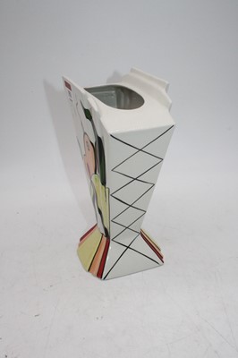 Lot 151 - A Lorna Bailey fan shaped vase, limited...