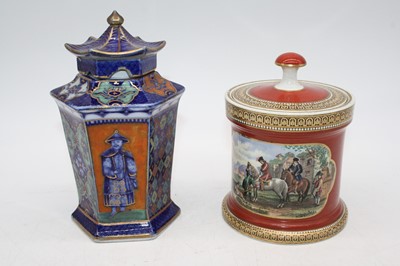 Lot 68 - A collection of Victorian Pratt ware to...