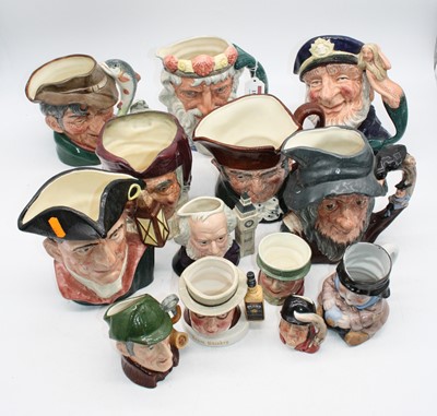 Lot 187 - A collection of eleven Royal Doulton character...