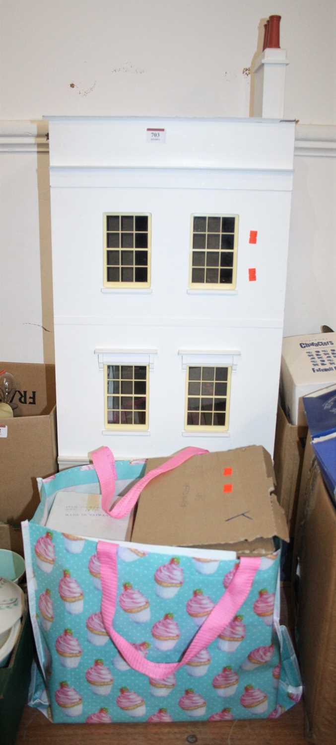 Lot 703 - A dolls house made by Peter Jonathan Hunt of...