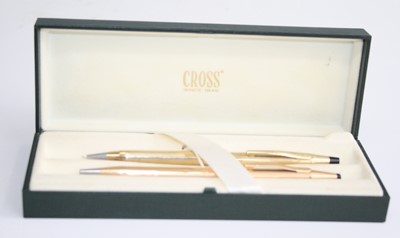 Lot 232 - Two Cross Classic Century propelling pencils,...