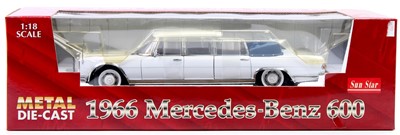 Lot 907 - A Sun Star 1/18th scale 1966 Mercedes Benz 600...