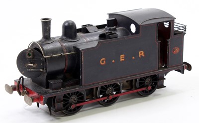 Lot 255 - 0 gauge probably kit-built model of GER 77,...