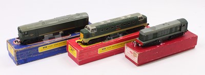 Lot 547 - Three Hornby-Dublo 2-rail diesel electric...