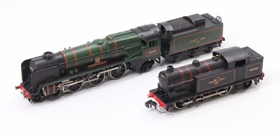 Lot 548 - Two Hornby-Dublo 2-rail unboxed locos: 2235...