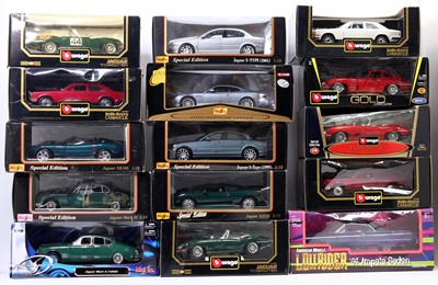 Lot 915 - 15 Burago, Maisto, and ERTL 1/18th scale...