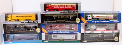 Lot 919 - 10 boxed Corgi Superhaulers 1/64th scale...