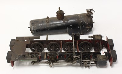 Lot 28 - 5 inch gauge colonial style 0-8-0T stripped...