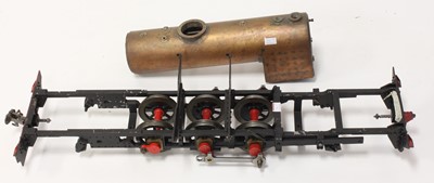 Lot 9 - Collection of live steam castings, frames,...