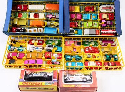 Lot 1525 - 2 Matchbox Lesney collectors cases containing...