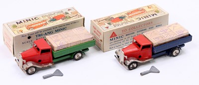 Lot 1896 - A Triang Minic tinplate and clockwork...