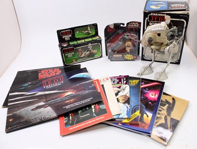 Lot 1900 - 2 vintage boxed Star Wars models comprising a...