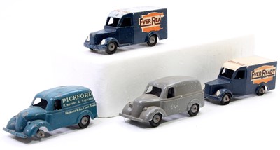 Lot 1611 - Timpo Toys group of 4 diecast vans comprising...