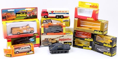 Lot 1618 - A collection of Solido boxed models and some...