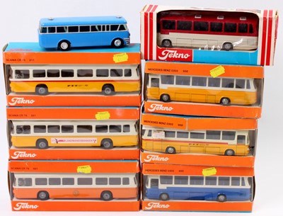 Lot 1620 - A collection of Tekno Coach models including...