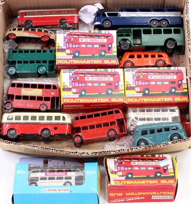 Lot 1623 - A tray containing a collection of various bus...