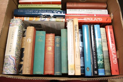 Lot 627 - Two boxes of miscellaneous books, mainly being...