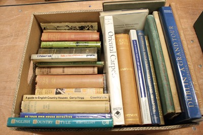 Lot 627 - Two boxes of miscellaneous books, mainly being...