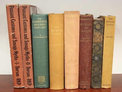 Lot 628 - Two boxes of miscellaneous books, mainly being...