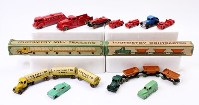 Lot 1630 - A collection of Tootsietoys including a Texaco...