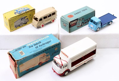 Lot 1635 - 3 boxed vintage diecasts comprising a CIJ 3/62...