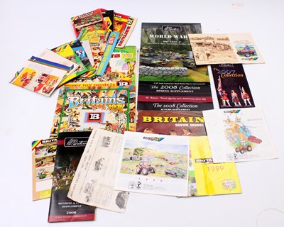 Lot 2129 - A collection of Britains pocket catalogues...