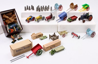 Lot 2130 - A collection of vintage farming-related models...