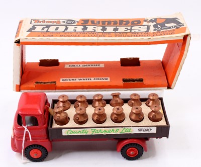 Lot 1916 - A Triang Toys Jumbo Lorries Morris Farm Wagon...